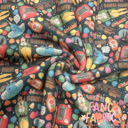 Santa! I know him! | Single Sided Minky | Ready To Ship