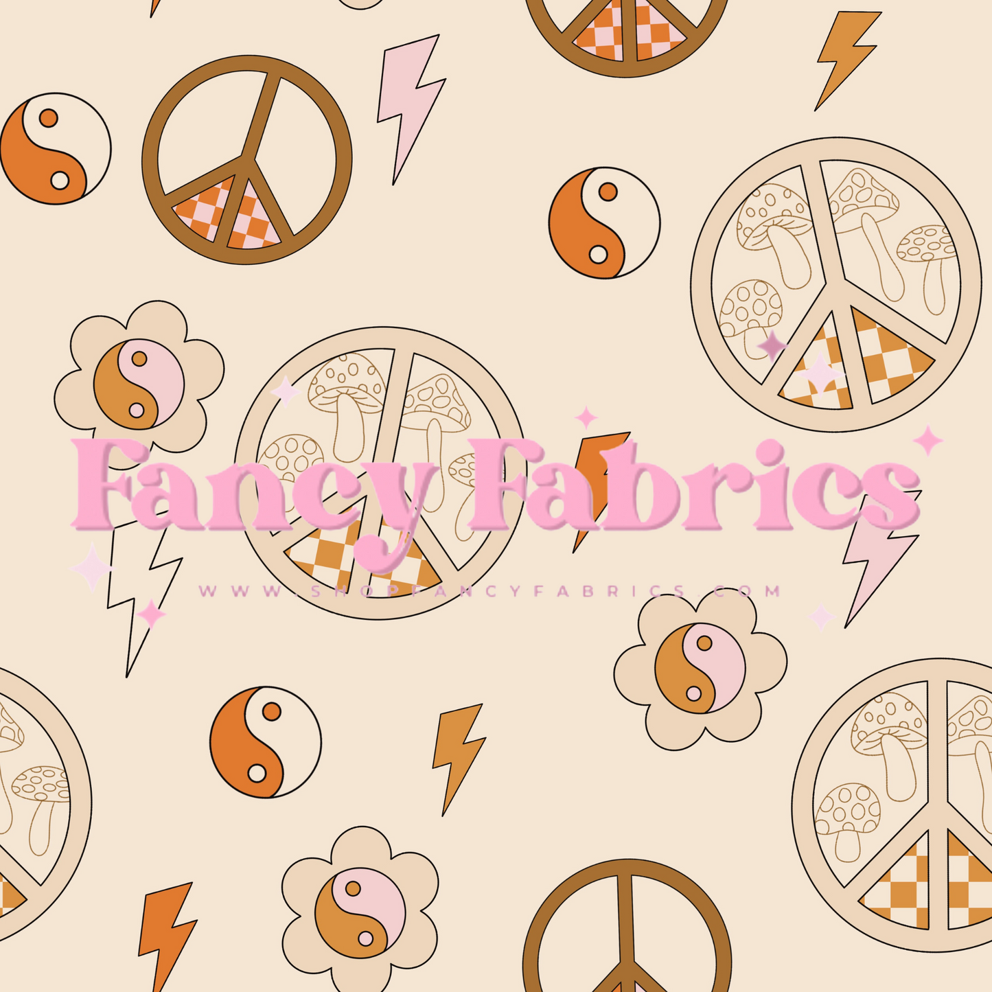 Lauren Liza Designs | Mixed Retro Elements | PREORDER | By The Yard