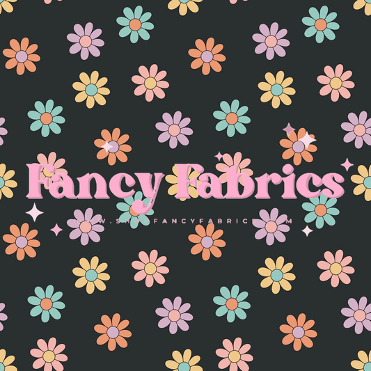 Lauren Liza Designs | Pastel Daisies | PREORDER | By The Yard