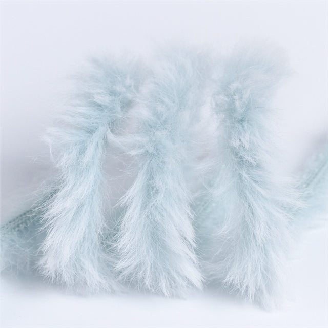 Blue | Fur Trim