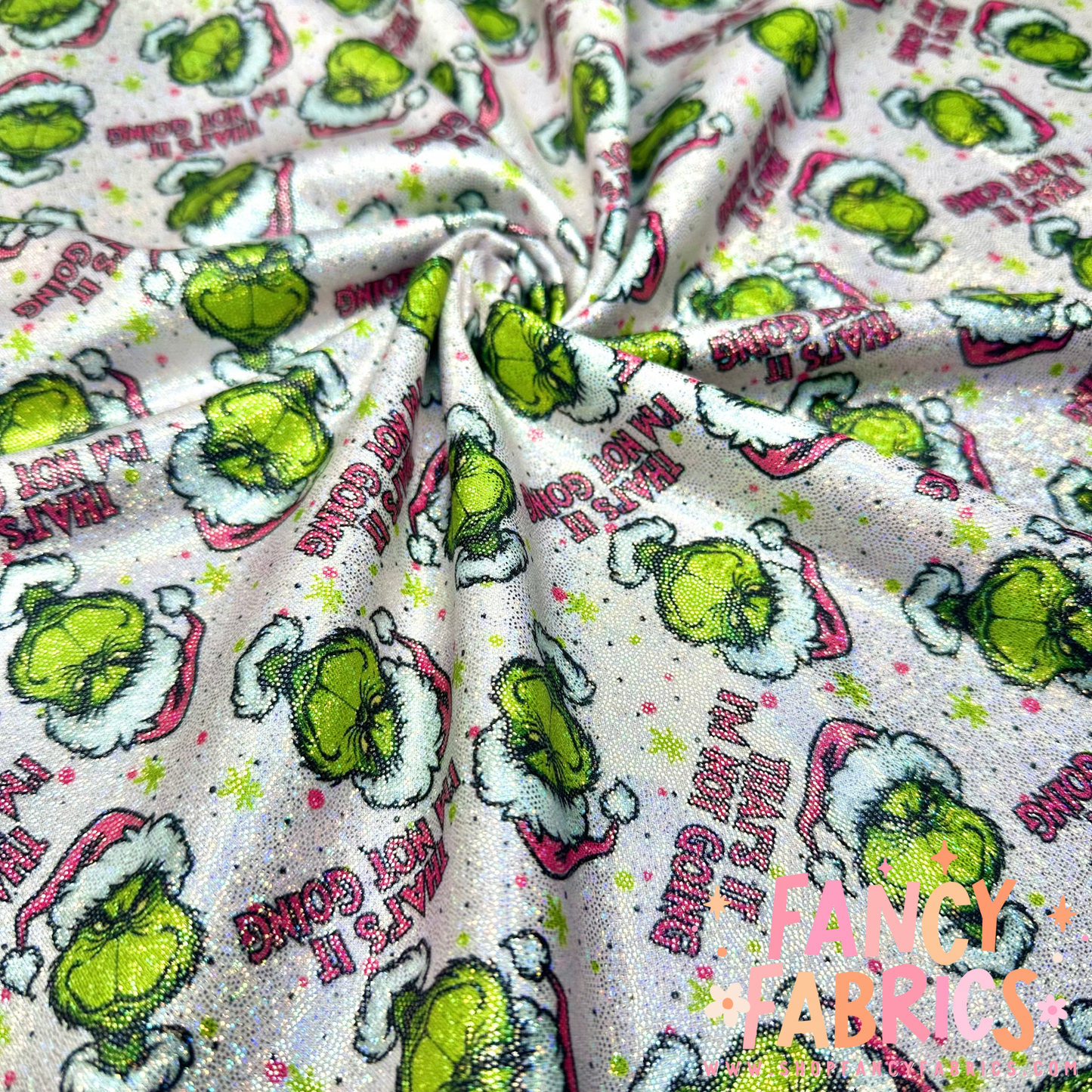 I'm Not Going (Pink) | 4x4 Scaling | Printed Holographic | Ready To Ship