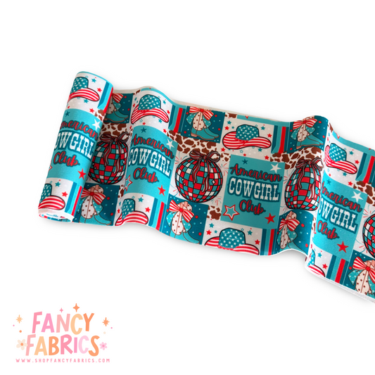 American Cowgirl | 5"xWOF Strip | Thin Scuba | Ready To Ship