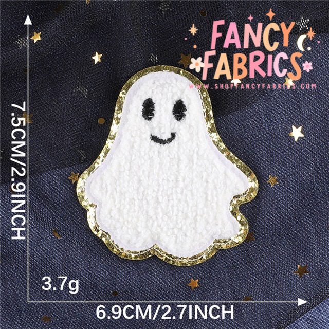 Ghost (Glitter) | Iron On Patch