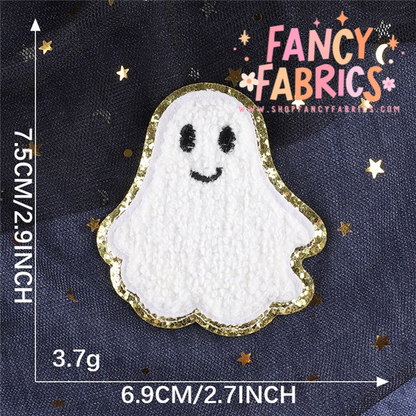 Ghost (Glitter) | Iron On Patch