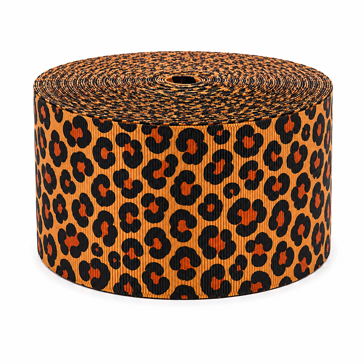 Classic Leopard | 3" Single Sided | Printed Ribbon | Ready To Ship