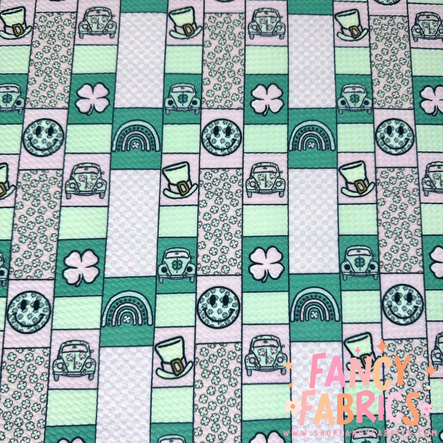 Pink Clover Patchwork | 4x4 Scaling | Bullet | Ready To Ship