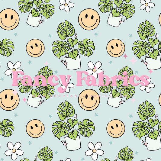 Plant Smileys | PREORDER | By The Yard
