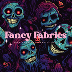 Blue Skulls | PREORDER | By The Yard