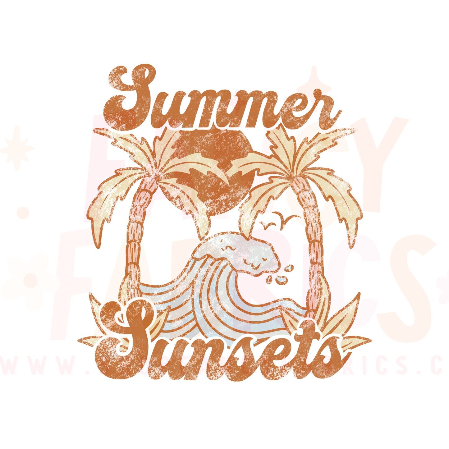 Summer Sunsets | Child Size | DTF Transfer