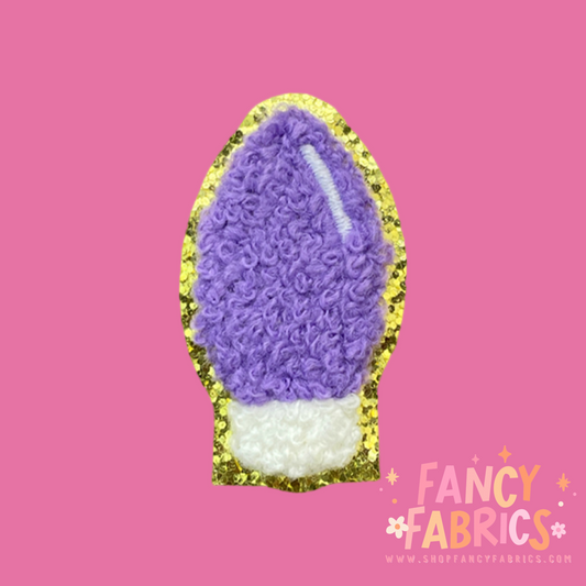 Purple Bulb | Iron On Patch