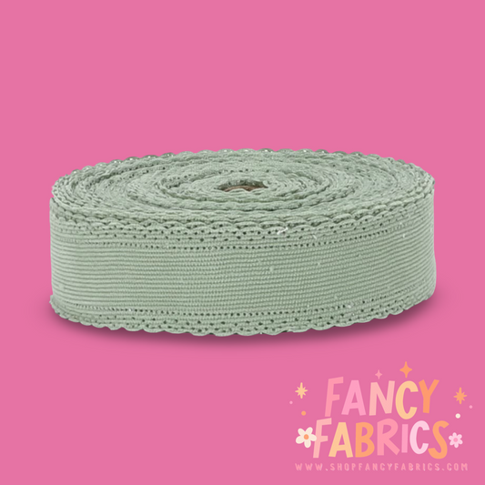 Sage | 1.5" Single Sided | Corduroy Ribbon | Ready To Ship
