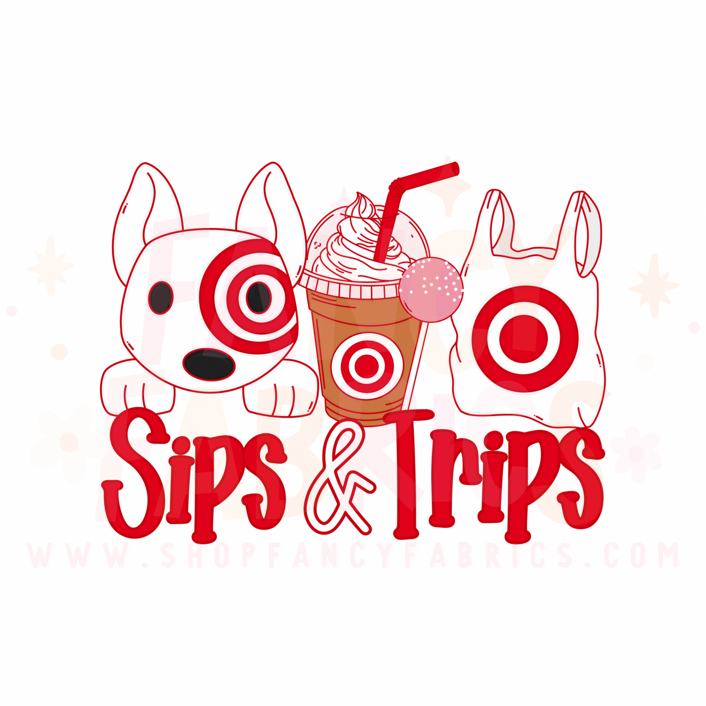 Sips & Trips | Child Size | DTF Transfer
