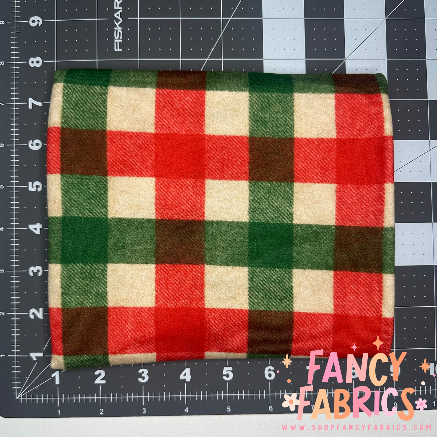 Jolly Plaid | 8x8 Scaling | DBP | Ready To Ship