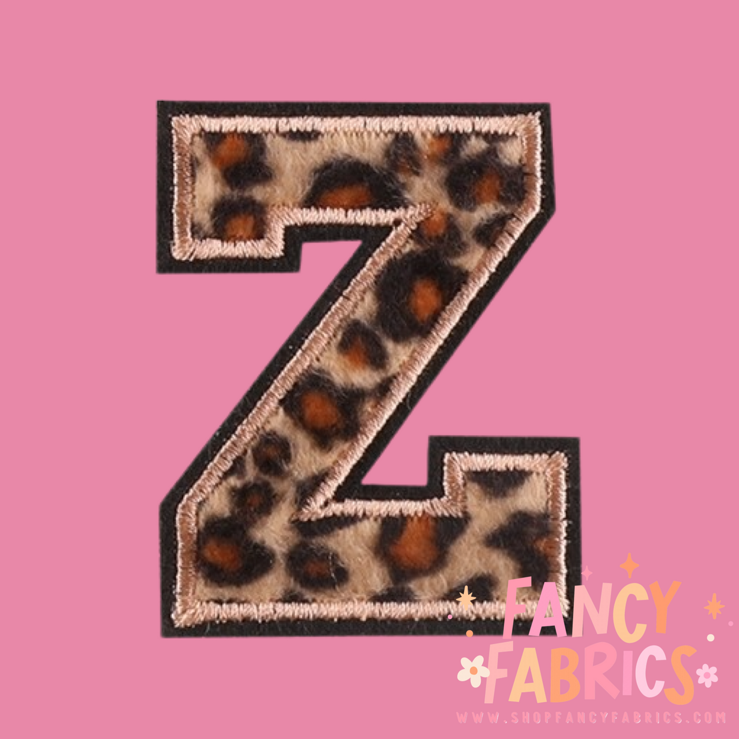 Letter Z (Leopard) | Iron On Patch