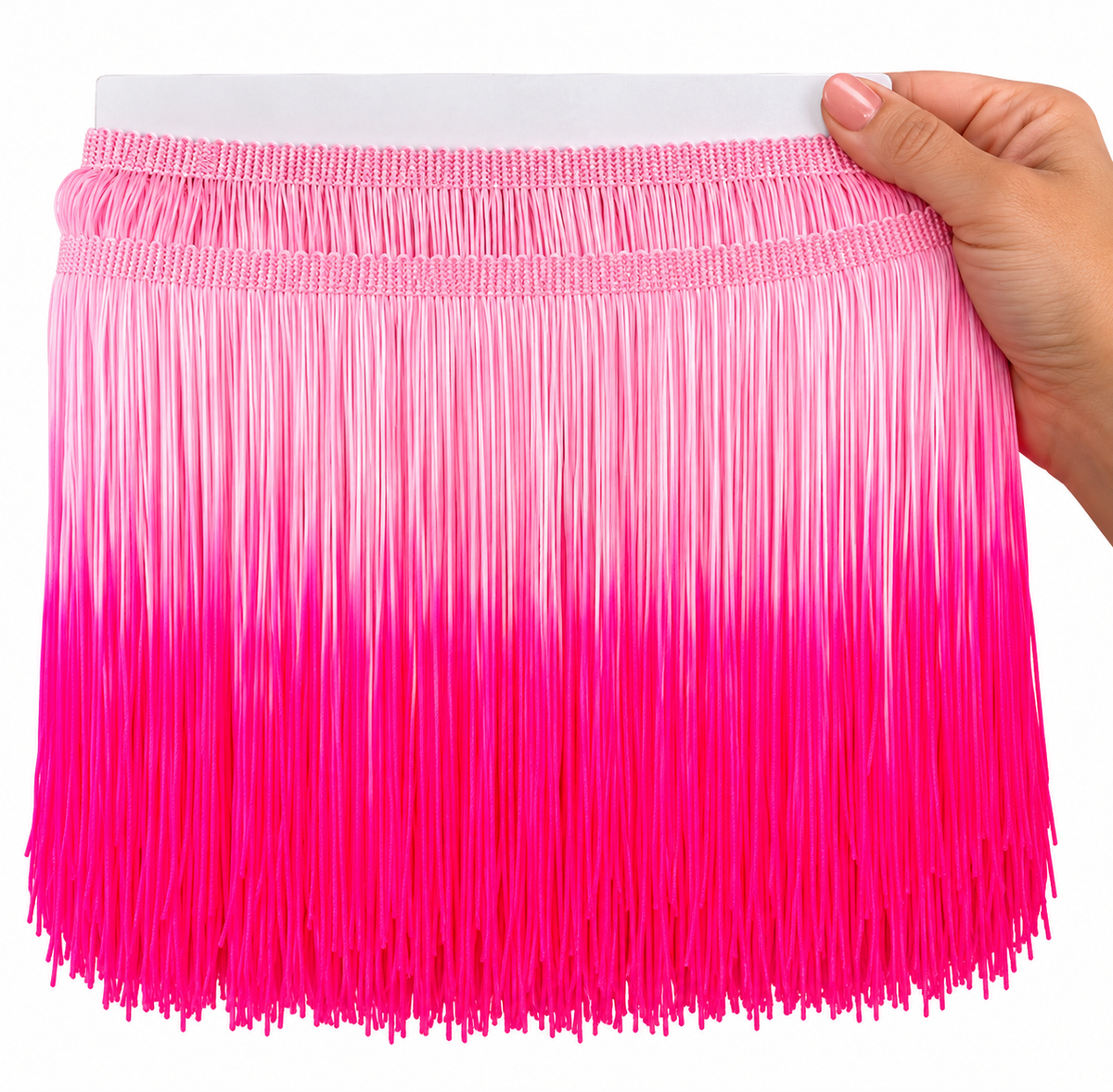 Light Pink + Hot Pink | Ombré Fringe | By The Yard