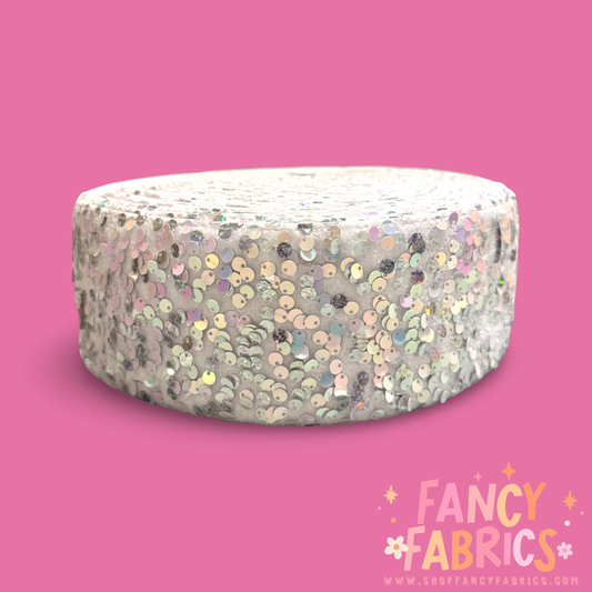 Stardust | 3" Single Sided | Sequin Velvet Ribbon | Ready To Ship