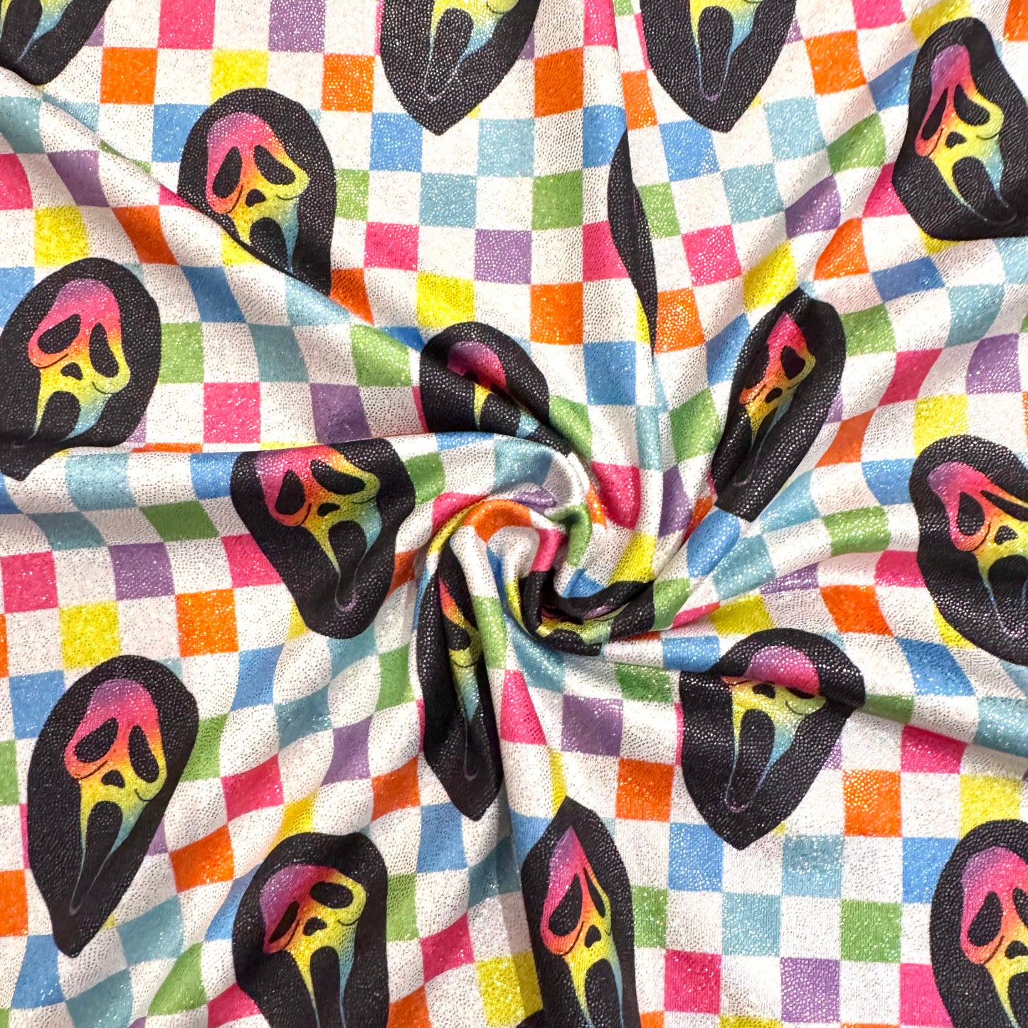 Checkered Scream | 4x4 Scaling | Printed Holographic | Ready To Ship