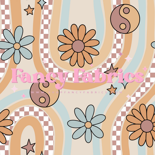 Lauren Liza Designs | Retro Swirls | PREORDER | By The Yard