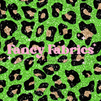 Green Glitter Leopard | PREORDER | By The Yard