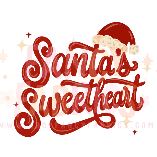 Santa's Sweetheart | Child Size | DTF Transfer