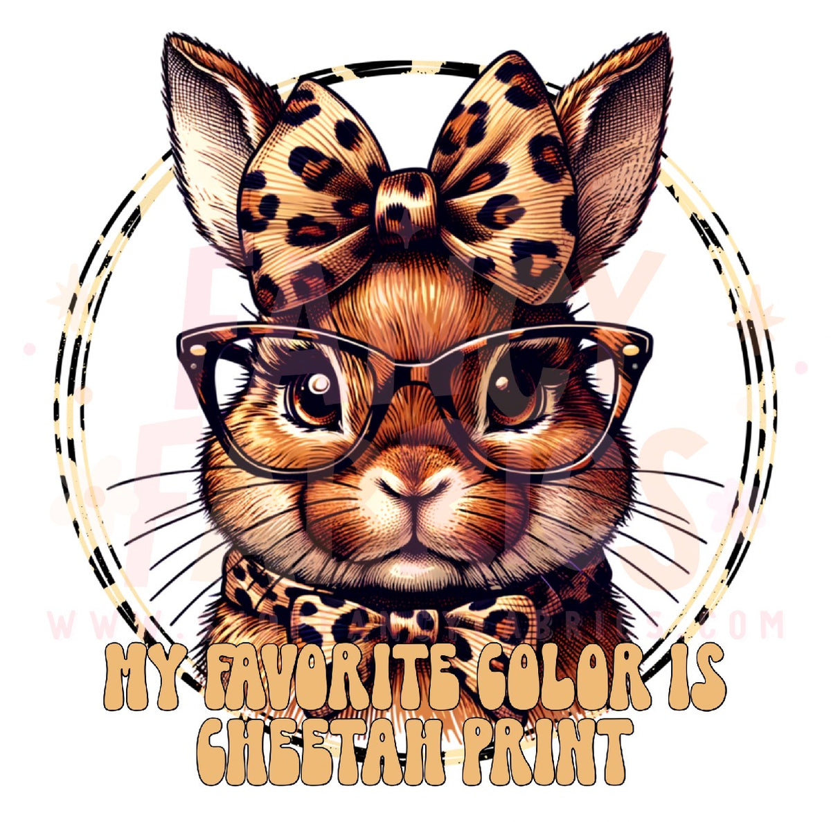 Favorite Color Is Cheetah | Child Size | DTF Transfer