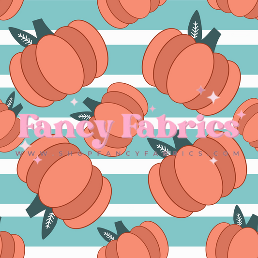 Creative Graphics | Pumpkin Stripes | PREORDER | By The Yard