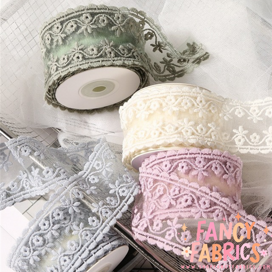 Fancy Floral | 2" Ribbon | Ready To Ship