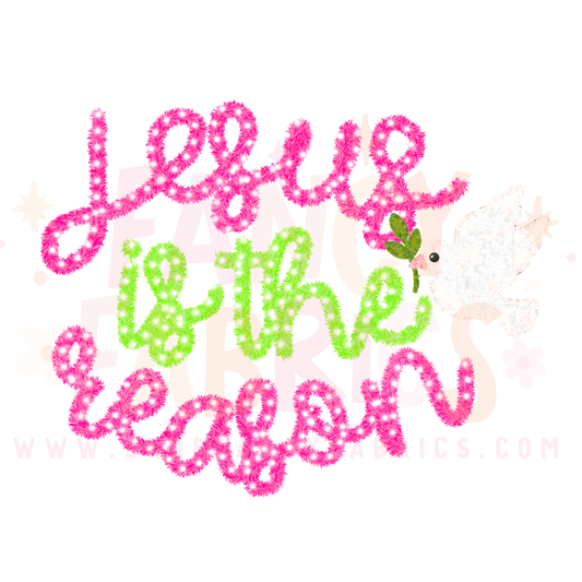 Jesus Is The Reason | Adult Size | DTF Transfer | Ready To Ship