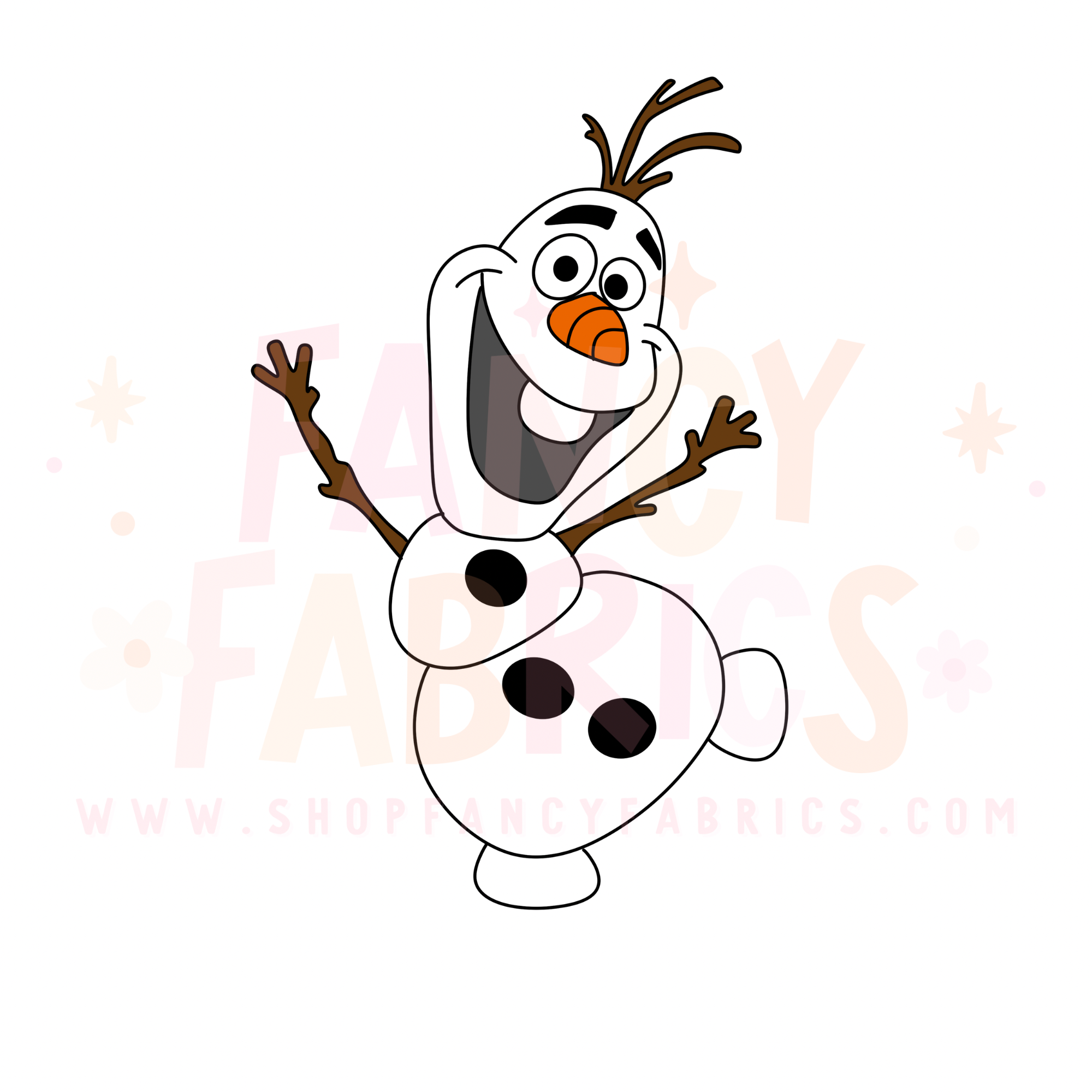 Happy Snowman | Child Size | DTF Transfer
