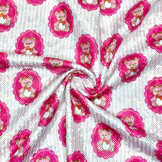 Teddy Frames | 3x3 Scaling | Printed Shattered Holographic | Ready To Ship