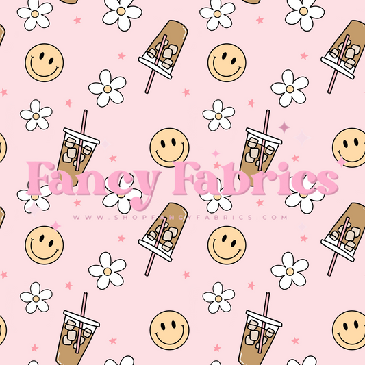 Coffee Smilies | PREORDER | By The Yard
