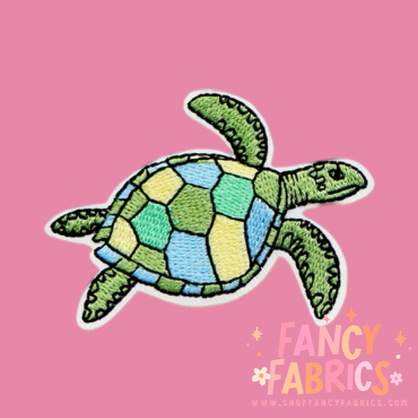 Sea Turtle | Iron On Patch – Fancy Fabrics