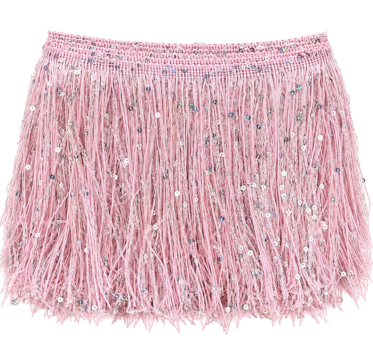 Light Pink | Sequin Fringe | By The Yard