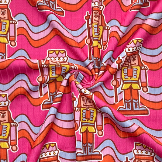 Nutcracker Waves | 6x6 | Brushed Rib | Ready To Ship