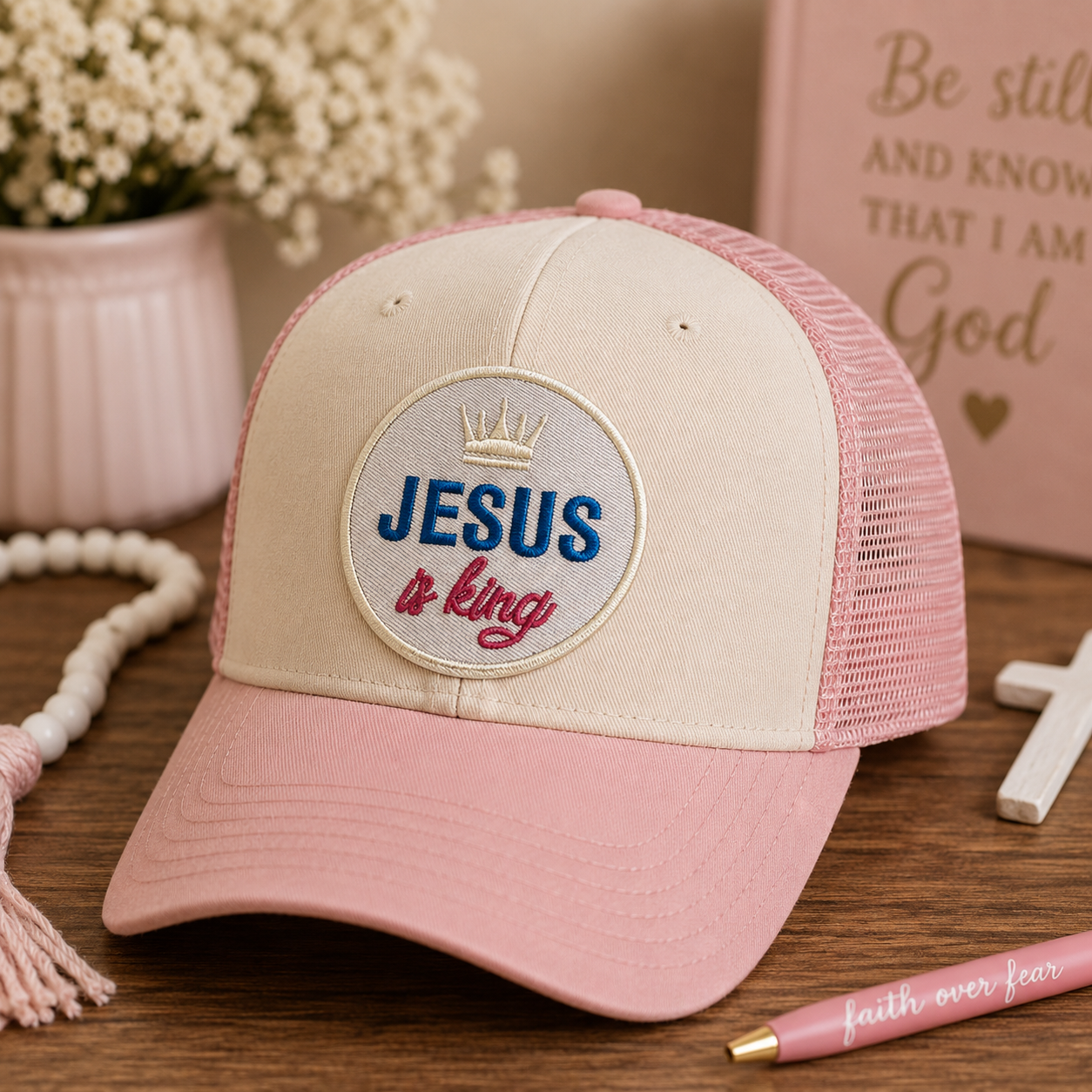 Jesus Is King | Iron On Patch
