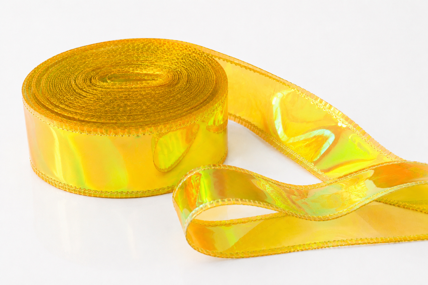 Yellow | Holo Jelly Ribbon | Ready To Ship