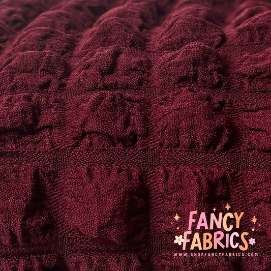 Cabernet | Bubble Knit  | Ready To Ship