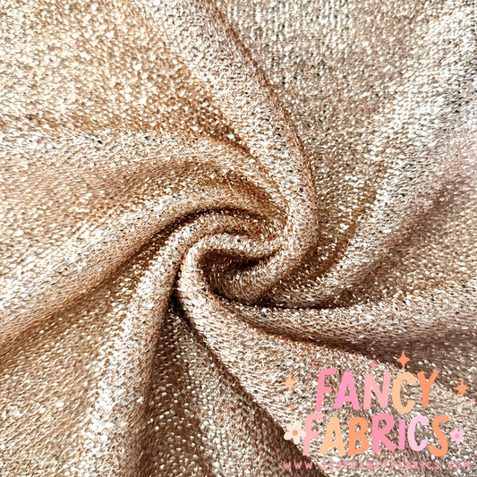 Gold | Tinsel Fabric | Ready To Ship