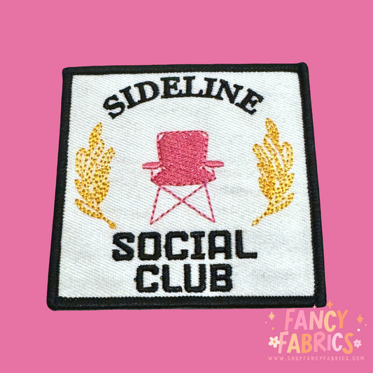 Sideline Social Club | Iron On Patch