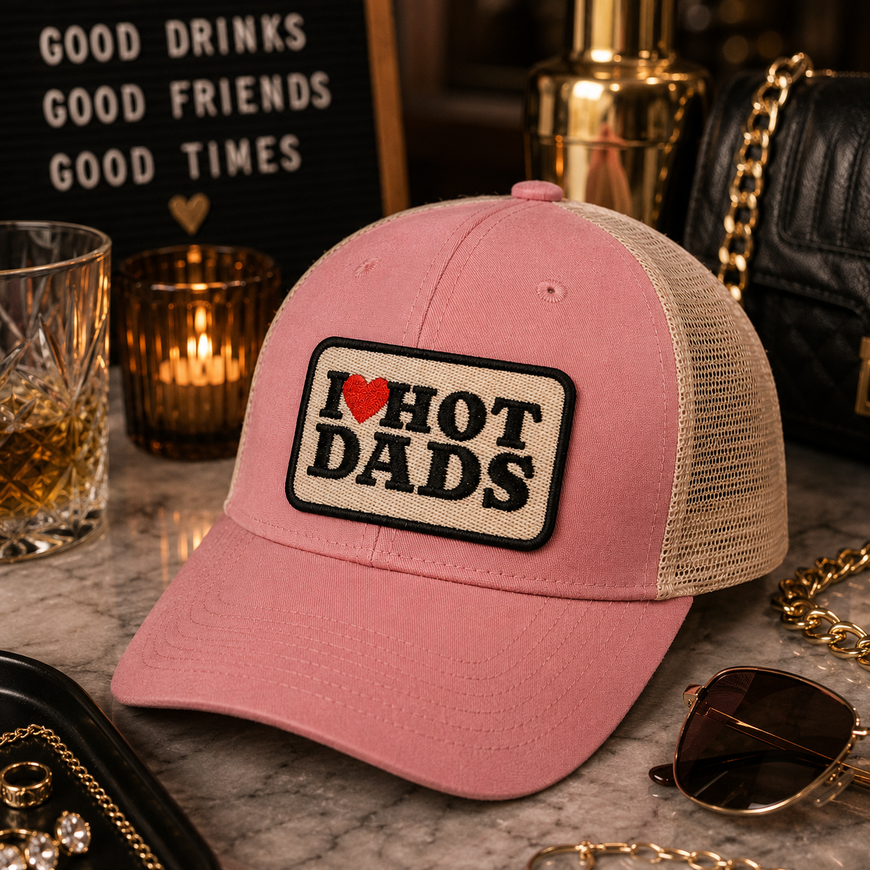 Hot Dads | Iron On Patch