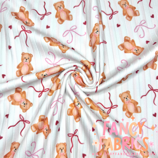 Bear Bows | 6x6 | Brushed Rib | Ready To Ship