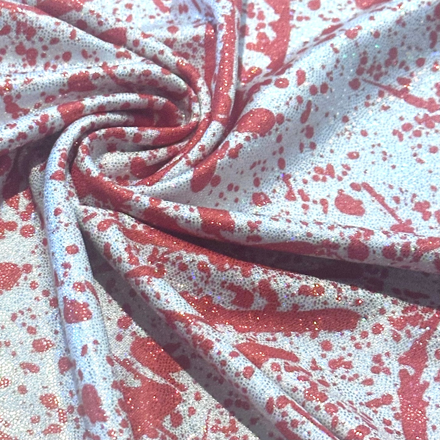 Blood Splatter | 6x6 Scaling | Printed Holographic | Ready To Ship