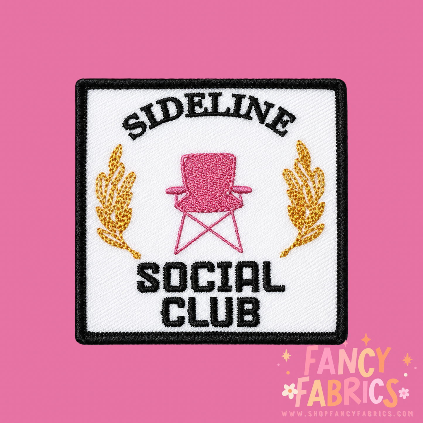 Sideline Social Club | Iron On Patch