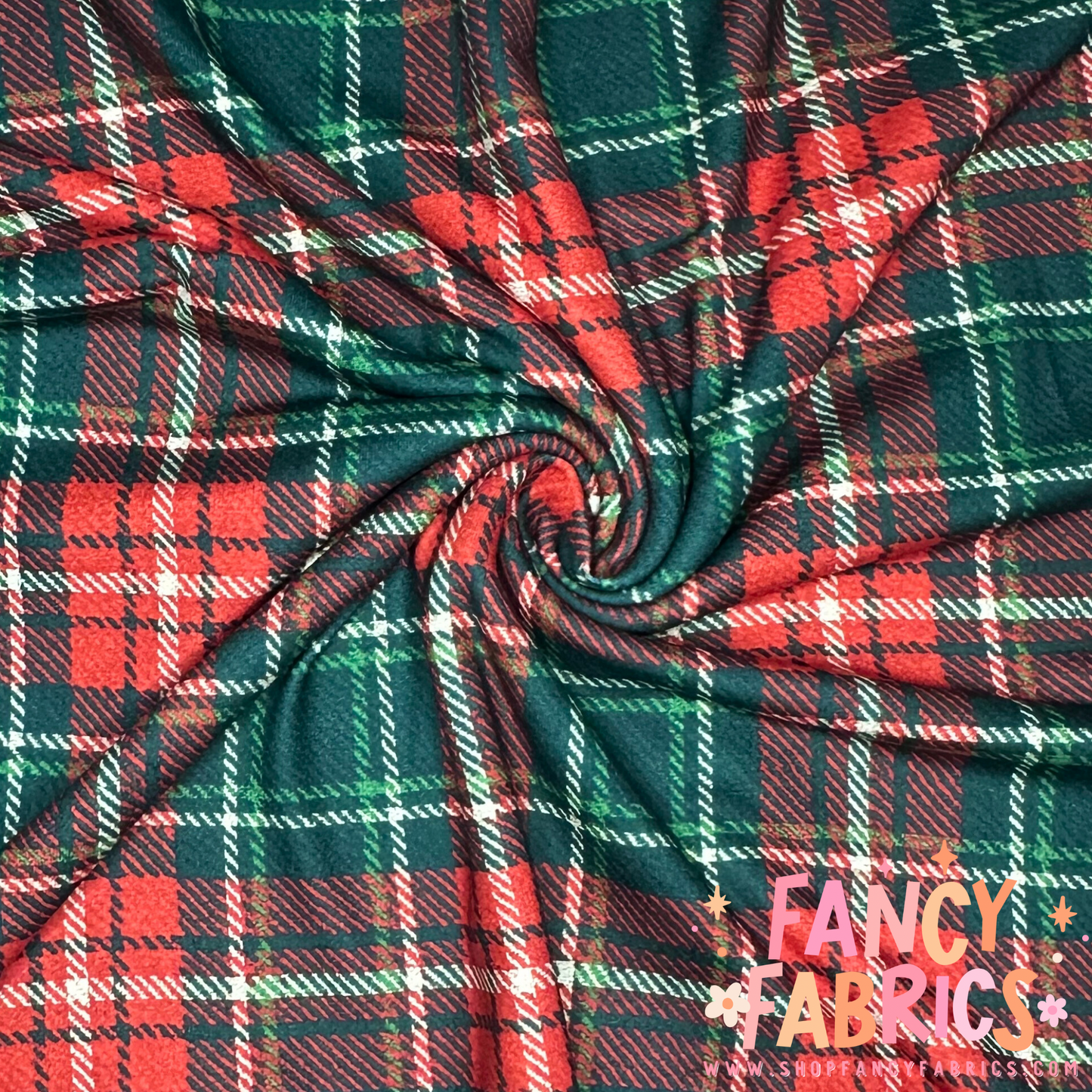 Classic Christmas Plaid | 8x8 Scaling | DBP | Ready To Ship