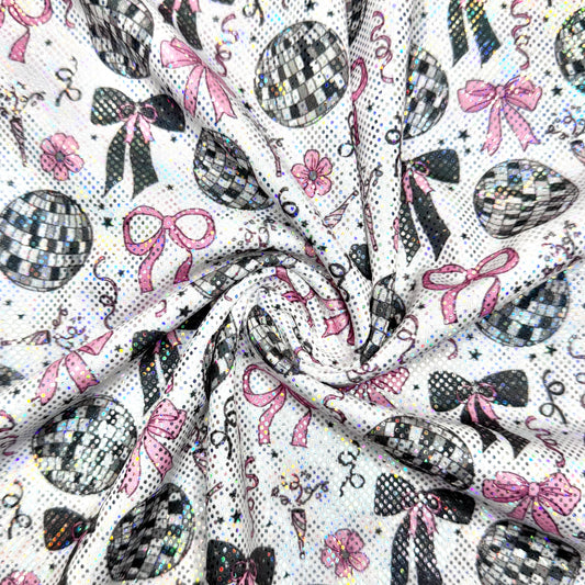 Preppy NYE | 6x6 Scaling | Printed Shattered Holographic | Ready To Ship