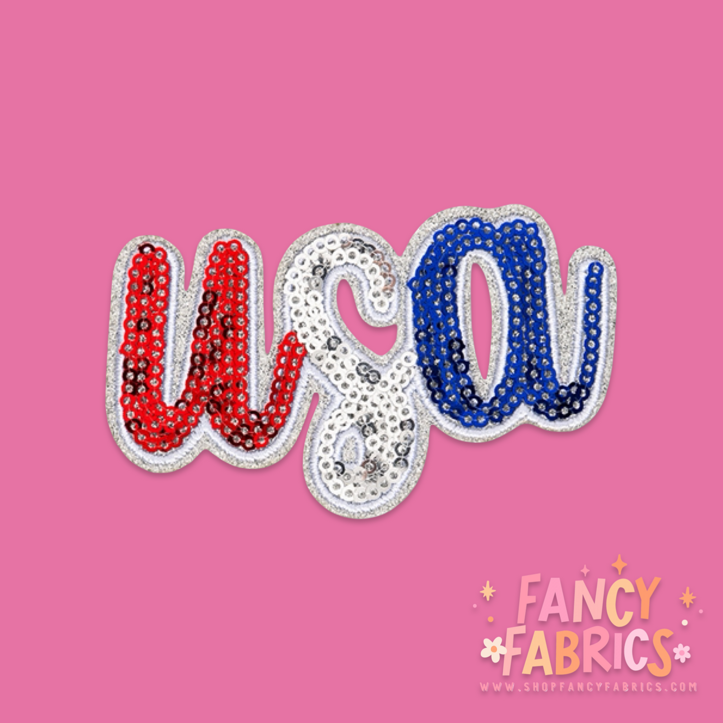 Sequin USA | Iron On Patch | Ready To Ship