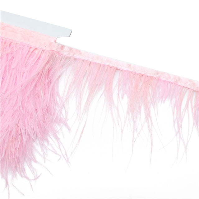 Dusty Rose | Feather Fringe | By The Yard