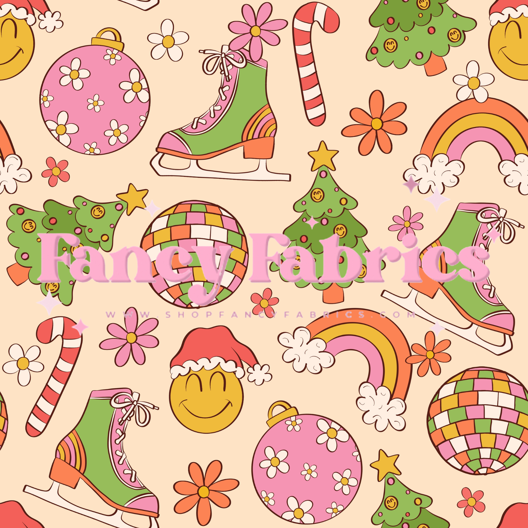 Groovy Xmas | PREORDER | By The Yard