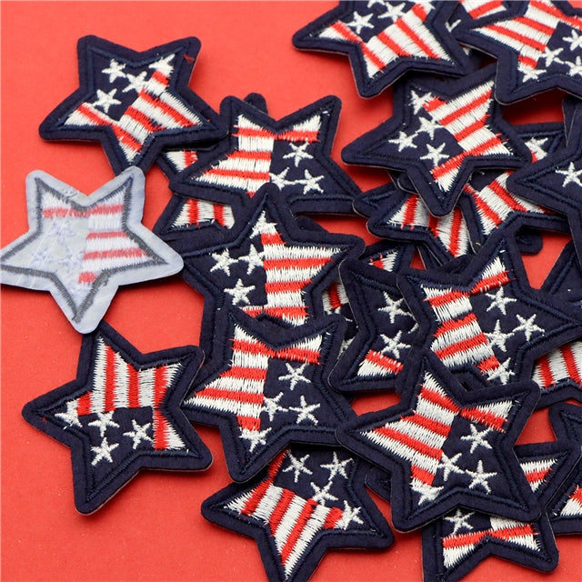 Small Flag Star | Iron On Patch