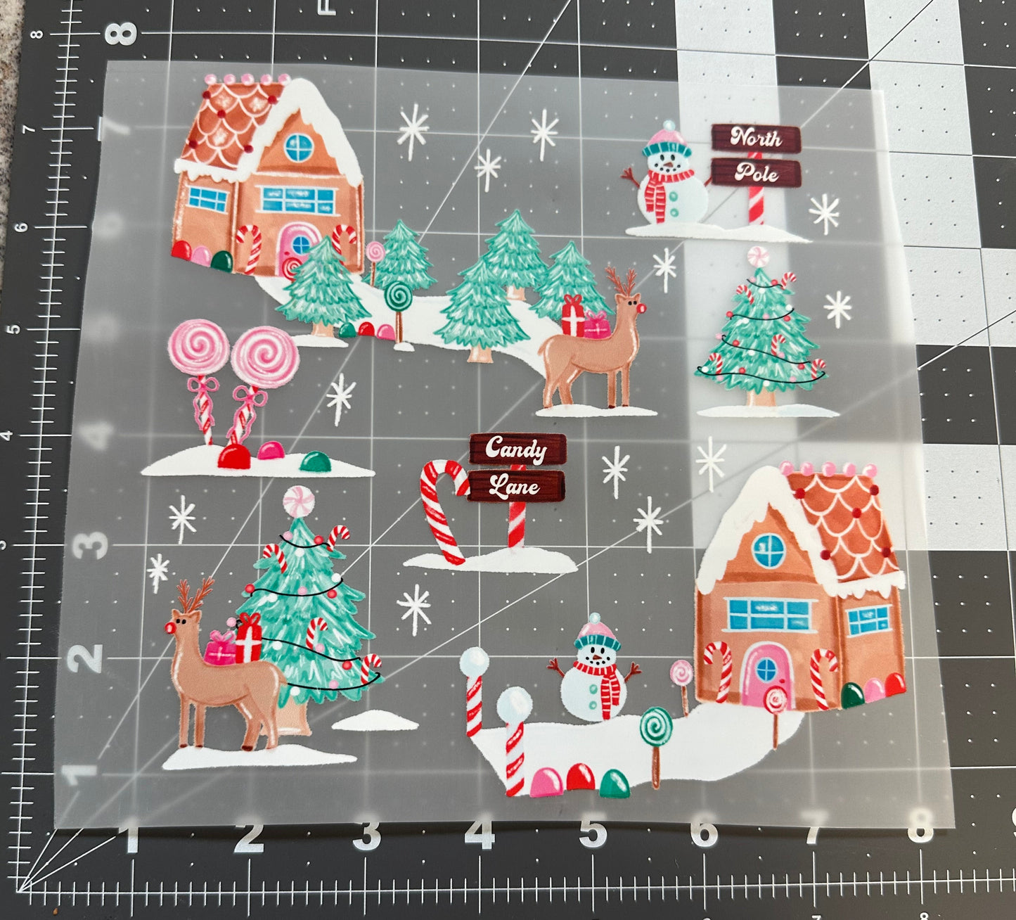 Christmas Village | Child Size | DTF Transfer